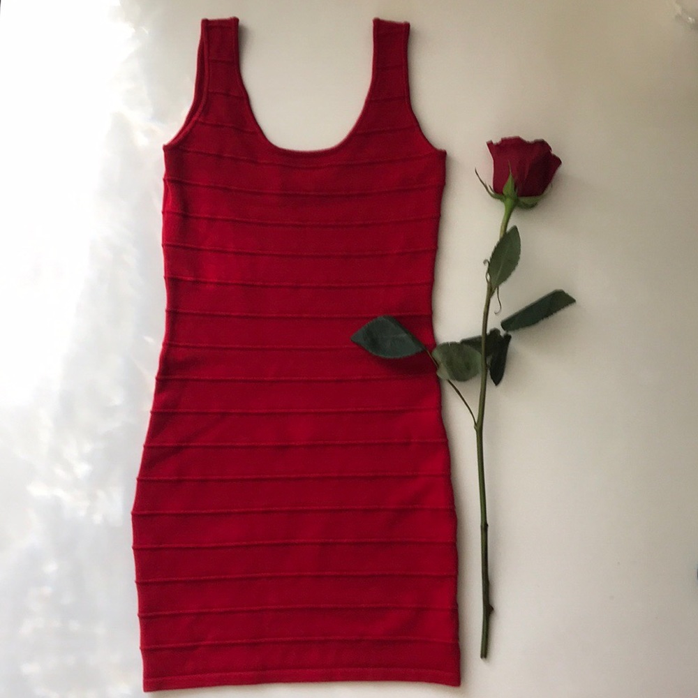 🌹 Red Bandage Bodycon Dress 🌹